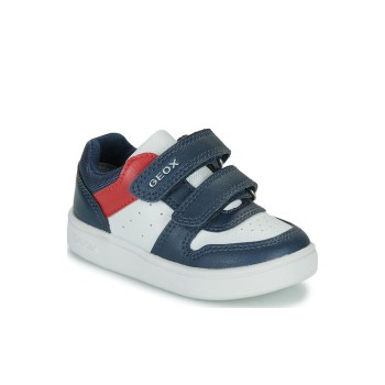 GEOX  B ECLYPER ΠΑΙΔΙΚΑ SNEAKERS ΑΝΑΤΟΜΙΚΑ ΜΕ ΣΚΡΑΤΣ ΠΟΛΥΧΡΩΜΑ B565LA000BCC4211 